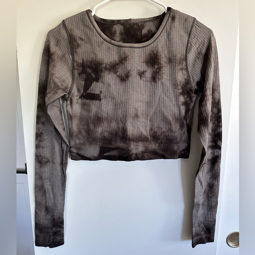 Lululemon Ebb to Street Long Sleeve Shirt *Marble Dye Size 8